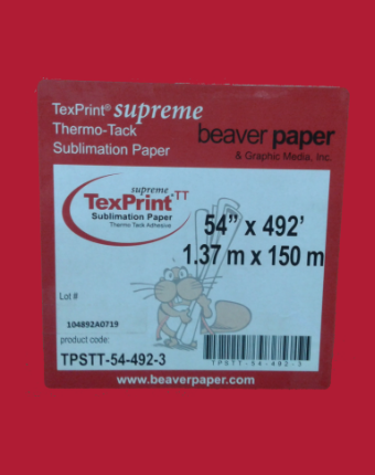 Texprint Thermo Tacky Supreme 1.37 x 150m 92gsm TPSTT-54-492-3